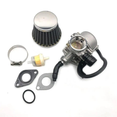 Gasket With Air Filter Kit Fits PZ19 50cc 70cc 90cc 110cc 125cc ATV Dirt Bike Go Kart Motorcycle Racing Replacement components on display