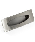 Brushed Nickel Modern Recessed Cabinet And Drawer Pull Handle, 3-Inch Center-To-Center, for kitchen, bathroom, and furniture