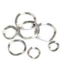 Flat Washer Kit Set M3 M4 M5 M6 M8 M10 M12 M16 M19 In 304 Stainless Steel Three Wave Crest Type Spring Washer Gasket Assortment 350 Pcs Durable And Beefy, assorted metal rings