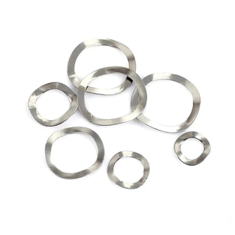 Flat Washer Kit Set M3 M4 M5 M6 M8 M10 M12 M16 M19 In 304 Stainless Steel Three Wave Crest Type Spring Washer Gasket Assortment 350 Pcs Durable And Beefy, assorted metal rings