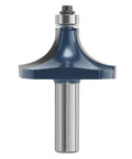 Pro Grade Carbide Tip Roundover Router Bit 3/4 In X 1 In With Micrograin Cutter, Smooth Finish, Minimal Sanding, Ball Bearing Pilot