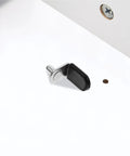 Heavy Duty L Shaped Shelf Supports Pegs With Rubber Sleeves for Kitchen Cabinets Bookcases and Closets close-up with screw hole