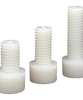 Top Shelf M3x8 Nylon PA66 Hex Socket Head Cap Screws Nuts And Washers Assortment Kit features three nylon cap screws in varying lengths.