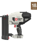 20V Max Lithium 18GA Brad Nailer Kit cordless battery powered finish nailer with no compressor needed, side view