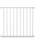 Built Tough Pet Playpen And Walk Through Safety Gate Fits 158 To 222 Cm Openings wall mounted white gate panel.