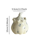 Real Deal Ceramic Kitchen Storage Jar With Secure Lid For Coffee Beans Sugar Flour And Nuts Pretty Sweet Floral Design 400ml size.