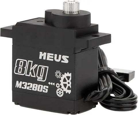Heavy Duty 25T Metal Gear Steering Servo For TRX4M 1 To 18 RC Crawler With Mount And Horn 6 To 8.4V Operation 6 To 8.5KG Torque