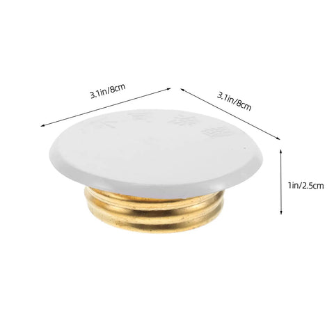 2 Pack Fire Sprinkler Cover Plates Flush Ceiling Finish No Fuss Snap Install Winter Guard Hides Bulky Hardware Clean Tight Look Seamless Indoor Setup - white and gold cover plate