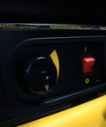 Control panel with knob and switch of Job Site Beast 135000 Btu Forced Air Kerosene And Diesel Heater for easy operation.