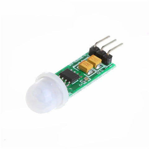 Mini Infrared PIR Motion Sensor Module For Dope Precise Motion Detection Ideal Body Sensor Switch For Smart Home Projects And DIY Security Systems That Delivers Easy Setup, green PCB with dome lens