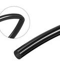 Pneumatic air tubing, 8mm OD x 5mm ID, black PU tube, 2 m length