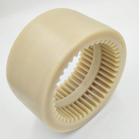One Piece Curved Teeth Nylon Sleeve Gear Coupling Sleeve Replacement For Precision Machinery With M-65 Compatibility