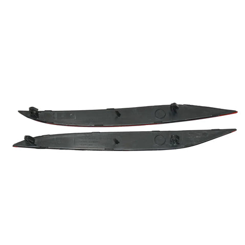 Slick Rear Bumper Reflectors Red Marker Lens Trim Pair Left And Right Side Replace Oem Part Numbers For Tesla Model X 2016 To 2021