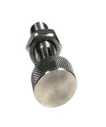 Heavy Duty Adjustable Positioning Plunger Pin Built Tough With Threaded Steel Shank And Easy Grip Knurled Cap for precise adjustments.