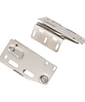 45 Degree Down Flip Scissor Spring Cabinet Door Hinge For Kitchen Cabinets And Vanities, Plated Steel Cupboard Hinge That Fits 35mm Cup Holes