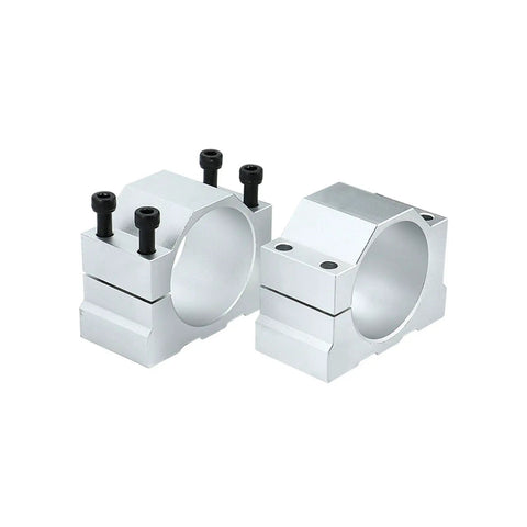 Premium CNC Aluminum Spindle Motor Fixture Clamp Bracket for Openbuild Engraver Router 52 To 125 MM Sizes, 3 hole design.