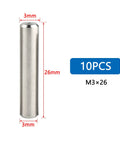M3x26mm Dowel Pins 304 Stainless Steel Cylindrical Pins For Shelf Support And Fastening Elements Heavy Duty Rust Resistant