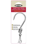 Built Tough Swivel Paint Pail Hook With One Piece Plated Steel And Snap Lock Catch, designed for ladders and windowsills.