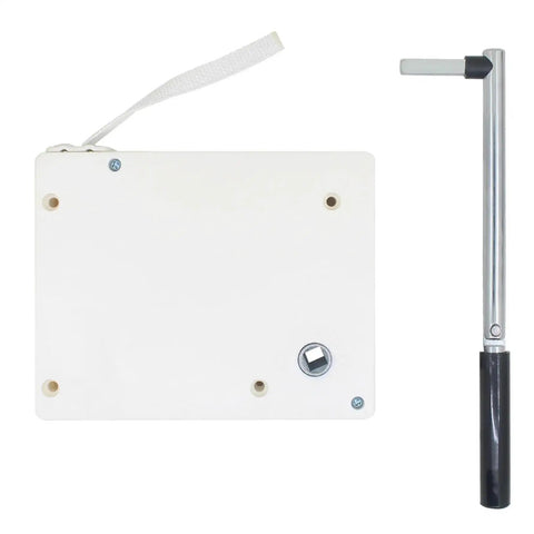 Heavy Duty Roller Blinds Cord Winder With Crank Handle High Grade Abs Plastic Window Shutter Strap Repair Kit shown with crank handle