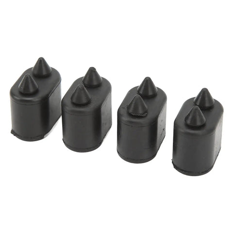 Premium 4 Pcs Rubber Door Jamb Bump Stop Kit For Chevy Olds Cutlass 68-72, 442 W30 W31 Hurst Rallye F85, Keeps Doors Quiet And Protects Body From Dings And Scratches Like A Boss. 4 black rubber door bump stops, set of 4