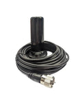 Go-To Dual Band Vehicle Ham Radio Antenna For VHF 136-174 MHz And UHF 400-470 MHz With Beefy Large Magnetic Base and cable