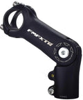 31.8Mm Adjustable Bike Stem 0 To 90 Degree, 110Mm Length, Fits 1.25 Inch Handlebars, Black Aluminum Material