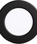 WKNHHL Recessed Lighting Housing Trim Kits Round Led Downlight Recessed Super Bright Led Ceiling Panel Light Aluminum embedded spotlight, black.