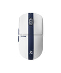 Featherlight Mini Wireless Gaming Mouse With CrazyLight 39g Build and Lightning Fast Wireless Response For Clutch Gameplay and Snagging Those Winning Vibes On Your Next Match Featuring Bruce Lee, top view.