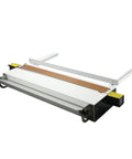 60cm Acrylic Bending Machine with Hella Precise Temp Control and Water Cooling System for Hot Shaping Plastic Sheets over 6mm Thick side view with adjustable metal frame