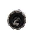 18.2mm Hole Saw Set Pro Grade With 66mm Length And HSS Material, close-up of hole saw showing cutting teeth and twist drill bit.