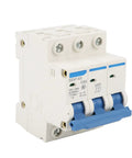 Three Pole 63 Amp Miniature Circuit Breaker For 220 To 380V AC 4500A Breaking Capacity Built Tough DIN Rail Mounted RCCB DZ47 63 Model ID Reliable Power Safety Switch