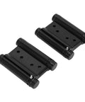 Double Action Spring Hinge for Swing Doors, Stainless Steel Black Finish, Compact and Built to Last, Easy Install, Self-Closing Door Hardware for Home or Office