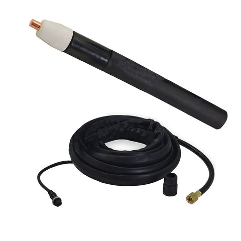 PT31 Plasma Cutter Torch Straight Pencil Head 0 Degree Machine Torch 16 Feet Long 5 Meters Replacement for CUT50D CUT50 CT 312 CUT40 Plasma Cutters Pro Grade Quality and Easy Swap