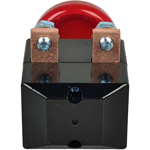 96V 250A Emergency Stop Switch ED250B-1 ZJK-250 with red mushroom head and metal connectors for forklift safety control.