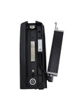 Portable Digital Surface Roughness Tester Model Sj210 with charging port and metal probe attachment view.