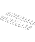 Stainless Steel Flat Compression Springs 2 Pc Set, Trapezoidal Wire, High Strength, Space Saving Design For Machinery, Heavy Duty Industrial Spare Parts And Equipment Maintenance, two springs