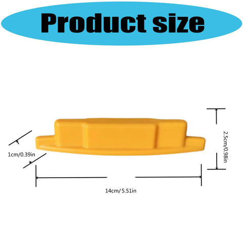 Dimensions of Lonfgrc High Sensitivity Magnetic Studs Sensors Tool for Drywalls and Wood Wall Builtin Technology Red in yellow color