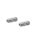 2-Pack Hydraulic Hose Adapter Fitting 1/4 Inch Male To 1/4 Inch Female JIC 37 Degree Swivel 7/16 Inch UNF Straight Pipe Joints Connector Carbon Steel For Fluid Power Systems, carbon steel