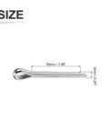5mm X 35mm Cotter Pins Pack For Machinery, 304 Stainless Steel Hairpin Fasteners, side view with size details.