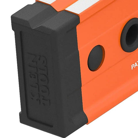 Heavy Duty 48 Inch Box Level With Three Precision Vials Dead On Readings Safety Orange Aluminum Body For Working Roughnecks And Weekend Warrior Builders Everywhere