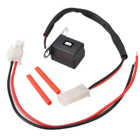 Golf Cart Ignition Pickup Trigger Pulse Coil For 1991-2003 Robins 295cc And 350cc Engines Replacement showing parts and wires