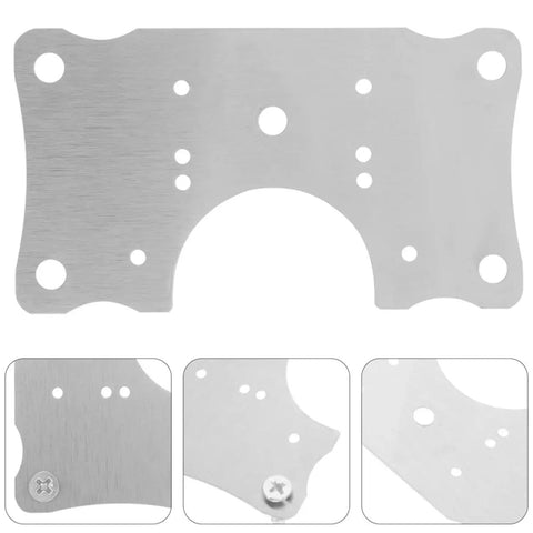 Stainless Steel Cabinet Hinge Plates 5 Pack For Kitchen Cabinet Doors Quick Fix Replacement And Repair No Fuss Easy Install