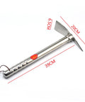 Grab And Go All In One Stainless Steel Garden Hoe And Pickaxe For Planting And Weeding, Lightweight And Durable Hand Tool