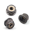3 Pack Left Hand Reverse Thread Collar Nut M10x1.0 Replacement for Pivotrim String Trimmer Gear Head Blade Adapter Kit close-up