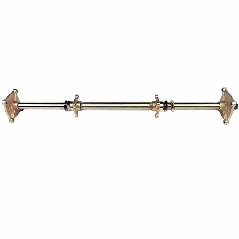 32 Inch Rear Axle Assembly Kit For Go Kart And ATV With Shaft Hub Chain Brake Master Cylinder Caliper Brake Disc Pillow Blocks