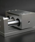 Close-up of 3 Axis Sliding Table For Milling And CNC DIY Projects With 16 Inch Stroke SFU1605 Linear Stage featuring aviation aluminum