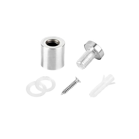Standoff Screws For Acrylic Signs Three Quarters By One Inch Stainless Steel Wall Mount Hardware Silver 20 Pack with parts