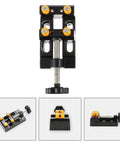 Cool Tofficu Pearl Vise With Polishing Clamp Base And Bench Fix For Jewelry Repair DIY Carving Workholding Tool in black and orange design.