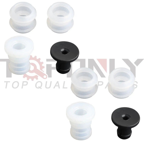 Shifter Cable Bushing Kit For Transmission Linkage Repair Two Sets Plug And Play Install Replaces 14057 And 5L3Z7E395BA Fits Ford GMC Buick Chevrolet Lincoln Oldsmobile Pontiac Saab, 8-piece set