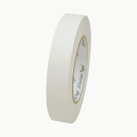 Artist Flatback Printable Paper Tape White Repositionable With Clean Removal No Residue Easy Unwind High Edge Tear Resistance 60 Yards